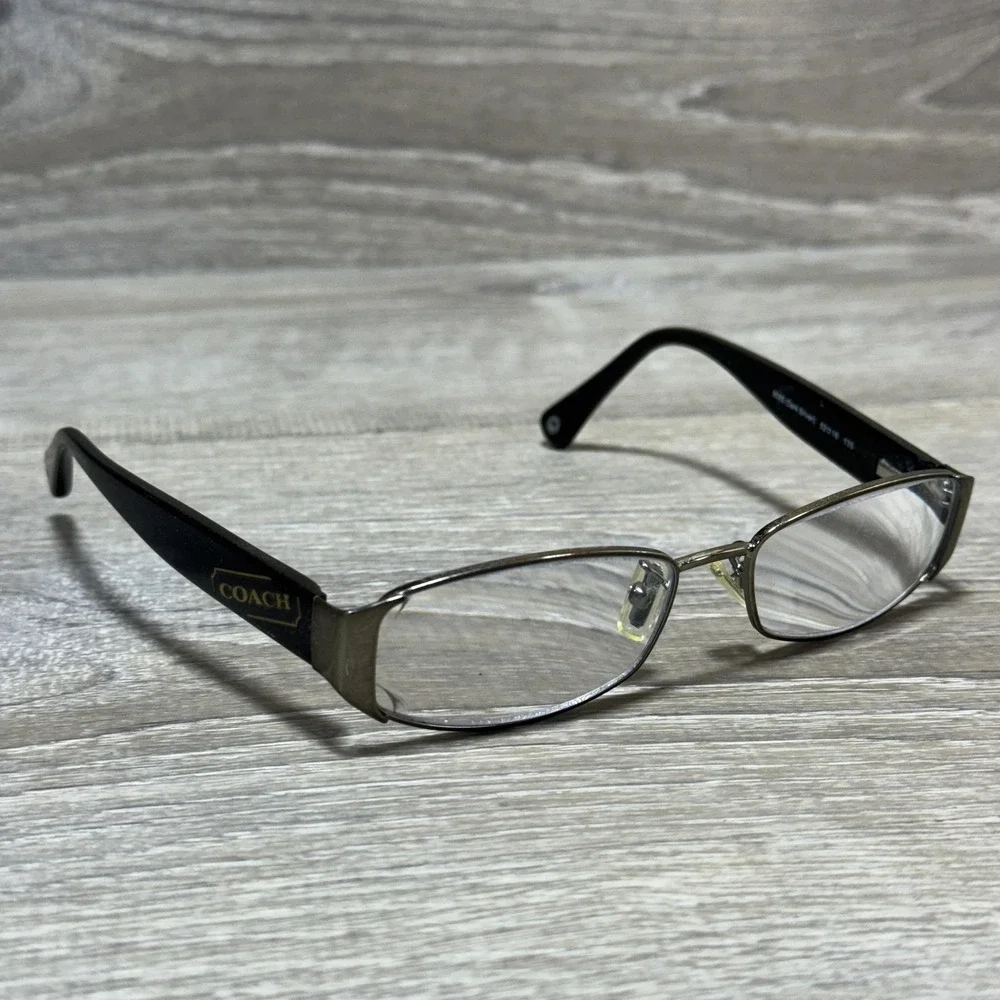 Coach HC5019‎ Trista Eyeglasses Frames Only Dark Silver Black Optical 52-16-135